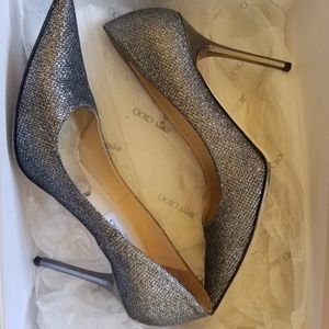 Jimmy Choo shoes with original box and bag